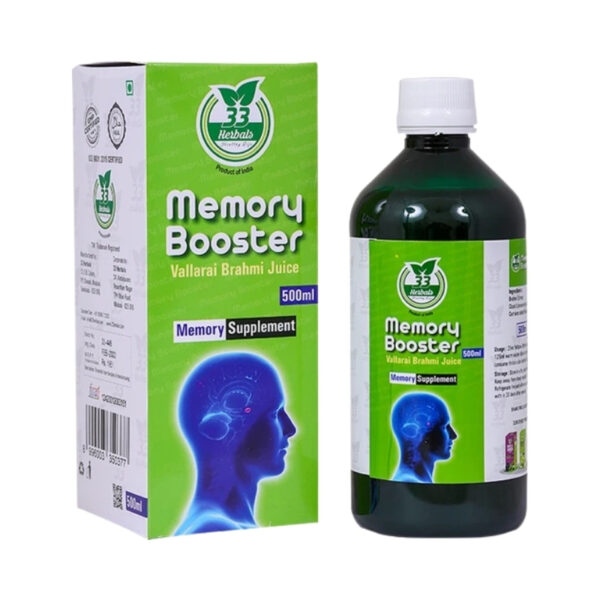 33H VALLARAI BRAHMI JUICE 500M 33h Vallarai Brahmi Juice 500m